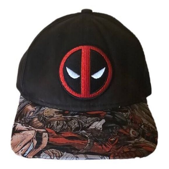 Marvel Comics Other - Marvel Dead Pool Snapback unisex Hat Adjustable Marvel Comics Universe